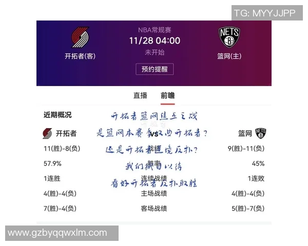 篮网与开拓者激战11月25日直播全程回顾与精彩瞬间分析